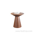 white round table top MDF center coffee table